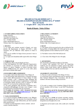 MELGES 24 ITALIAN SERIES ACT 3 MELGES