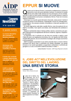 IL JOBS ACT PARTE