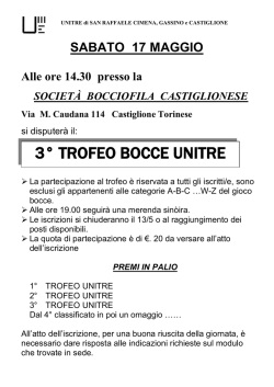 Giovedì 19 aprile - Unitre San Raffaele - Gassino