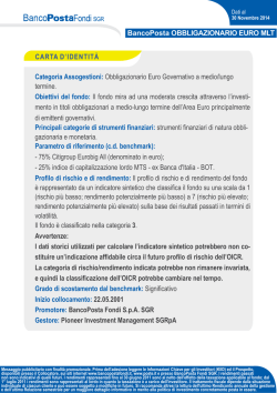 Scheda mensile del fondo