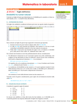 Resto e algoritmo di Euclide con Excel