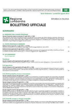 bollettino ufficiale - Istruzione, Formazione e Lavoro