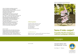Sono il mio corpo? - Universit&agrave; Cattolica del Sacro Cuore