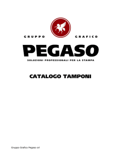 CATALOGO TAMPONI - Gruppo Grafico Pegaso srl
