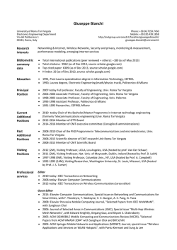 detailed CV - Netgroup Tor Vergata