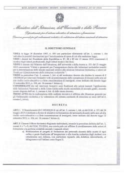 DM 812 del 30 ottobre 2014 pdfi - Ufficio Scolastico Regionale per il