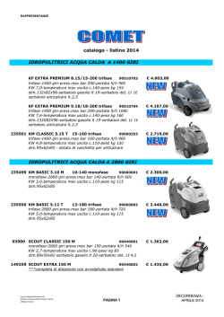COMET.idropulitrici -cat-list 2014 - rappresentanze