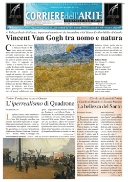 Artisti . Corriere dell arte