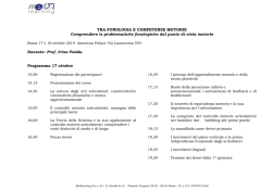 TRA FONOLOGIA E COMPETENZE MOTORIE