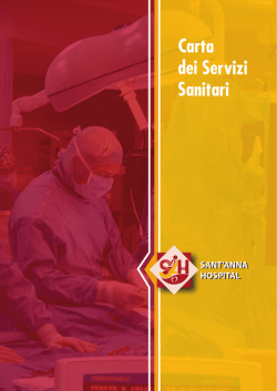 Carta dei Servizi Sanitari
