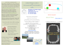 corso clinico-pratico di molaggio selettivo dinamico