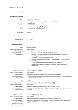 Curriculum Vitae - gruppoallenamente.it