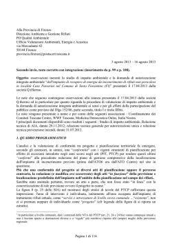 osservazioni sia aia case passerini md wwf coordinamento italia