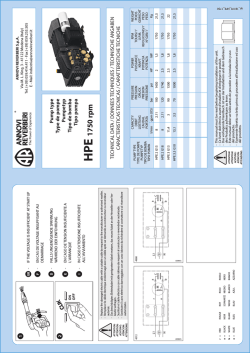HPE 1750 rpm - Annovi Reverberi