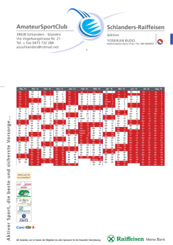AmateurSportClub Schlanders-Raiffeisen - Der Verein