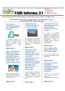 N&deg;21 23 maggio 2014 - Confesercenti Umbria