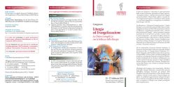 Il programma - Pontificia Universit&agrave; Gregoriana