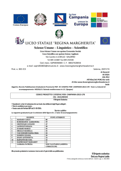 Decreti Pubblicazione Graduatorie Provvisorie