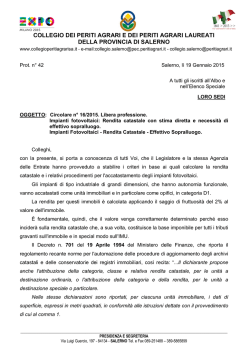 collegio dei periti agrari e dei periti agrari laureati della provincia di