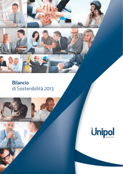 Unipol Gruppo Finanziario - Bilancio di Sostenibilità