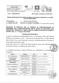 Fesr Asse II-lavori-operat.PDF - Istituto Tecnico Industriale E. Medi