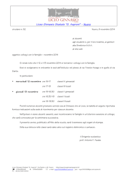 leggi - Liceo Ginnasio "G.Asproni"