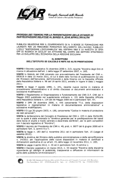 Scarica Proroga Scadenza Bando