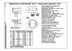 sensore di pressione "etx" /pressure sensor "etx" - Magnetventile-Shop