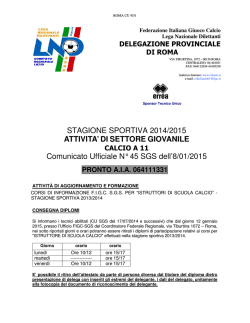 Com. Uff. LND SGS ROMA ALP-ALB-GIP