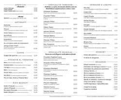 scarica il menu - KARMA Ristorante Indiano Empoli