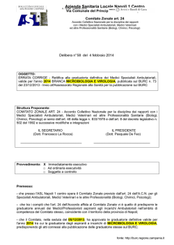 Cliccare qui. - Specialistica ambulatoriale