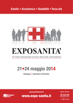 Depliant Exposanità 2014