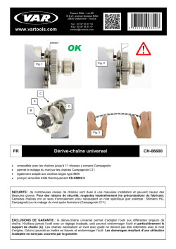 D&eacute;rive-cha&icirc;ne universel