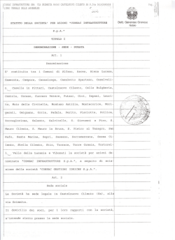 Statuto - Consac Infrastrutture