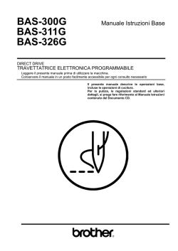 BAS-300G 311 326 manuale - Brother-ISM