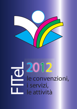 convenzioni fitel 2012 - FITeL Emilia Romagna