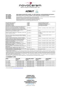 Fiche Technique Azimut