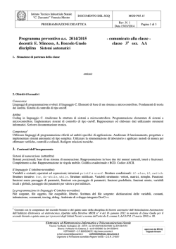 Sistemi Automatici