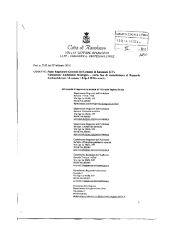 Piano Regolatore Generale del Comune di Randazzo (CT).