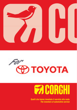 Catalogo - Corghi S.p.A.