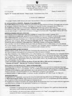 Associazione Nazionale Carabinieri Sezione "Brig. V. Arditi " di