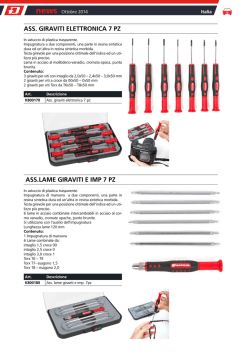 ASS.LAME GIRAVITI E IMP 7 PZ ASS. GIRAVITI ELETTRONICA 7 PZ