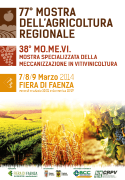 Catalogo 2014 - Fiera di Faenza
