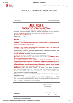 Cral Telecom: Mattinata al Cinema 3D BIG HERO 6