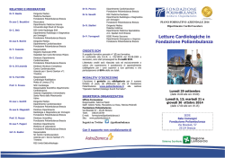 Letture Cardiologiche in Fondazione Poliambulanza