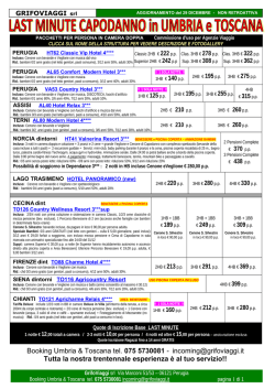HOTEL, RESORT E AGRITURISMI - Last Minute del