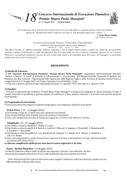 Regolamento e scheda iscrizione in formato pdf