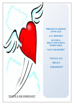 sulle ali delle emozioni - Scuola Infanzia e Primaria Paritaria San