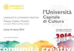 Untitled - Universit&agrave; del Salento