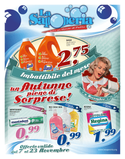 pieno di - La Saponeria